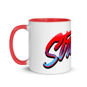 Strikers Script Mug with Color Inside