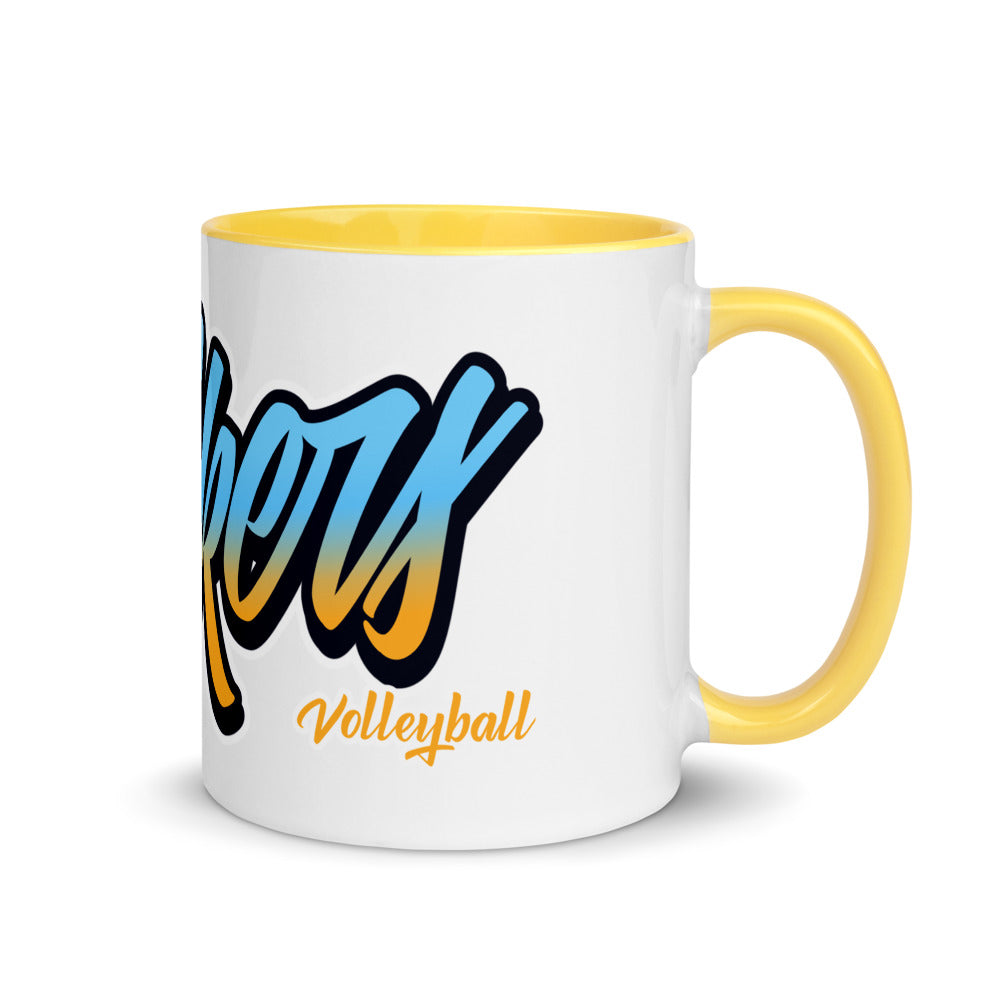 Strikers Classic Script Mug with Color Inside