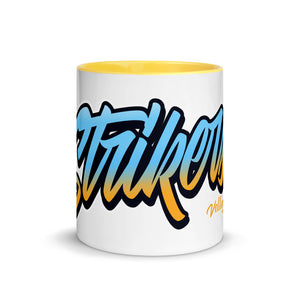 Strikers Classic Script Mug with Color Inside