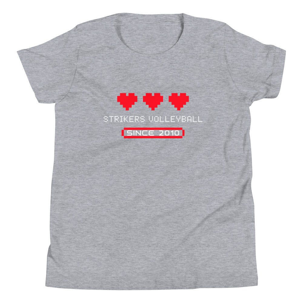 Strikers Pixel Hearts Youth Short Sleeve T-Shirt